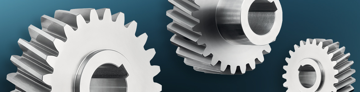 Schrägverzahnte Zahnräder