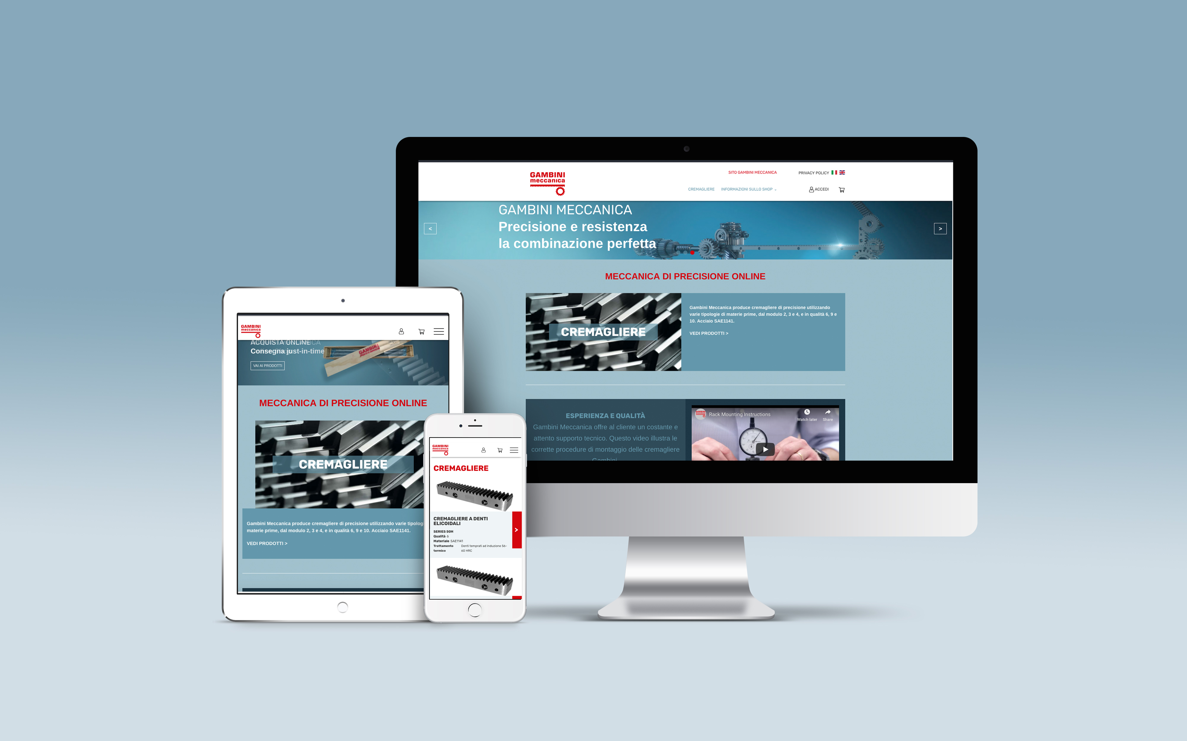 Neuer Online Shop - Gambini Meccanica